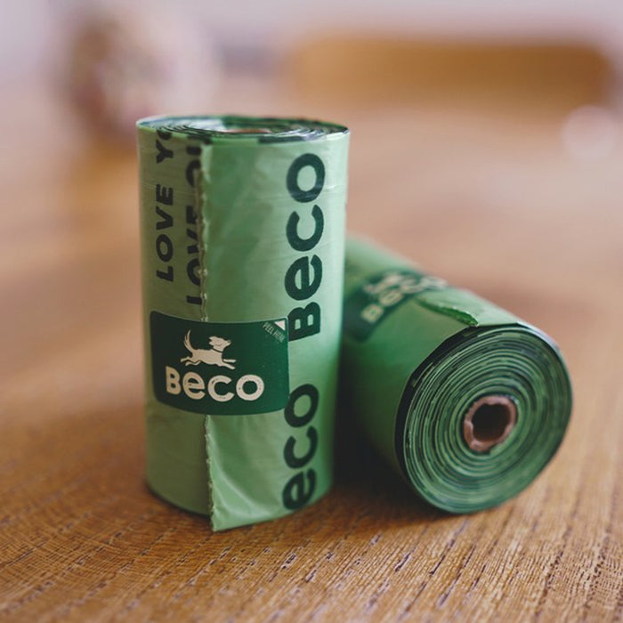 Beco Unscented Poop Bags with Handles - Big, Strong & Leak Proof