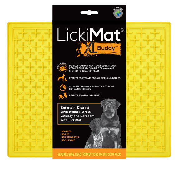 LickiMat Buddy XL Enrichment Lick Mat for Dogs - 4 Colours