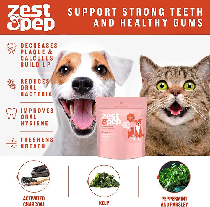 Plaque and Tartar Dental Powder for Cats and Dogs