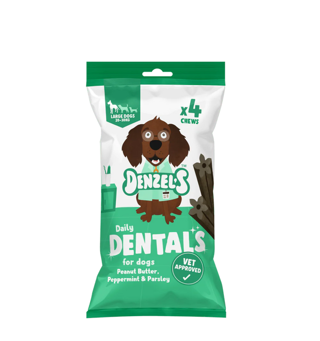 Peanut Butter, Peppermint & Parsley Daily Dentals For Large Dogs