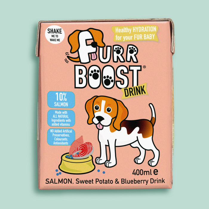 Salmon, Sweet Potato & Blueberry, Furr Boost Dog Drink