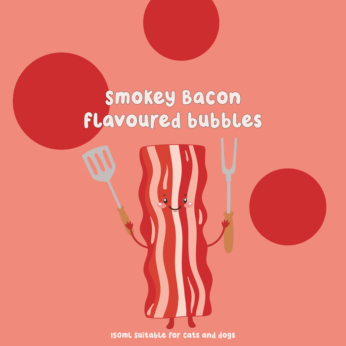 Smokey Bacon Flavoured Dog-Safe Bubbles