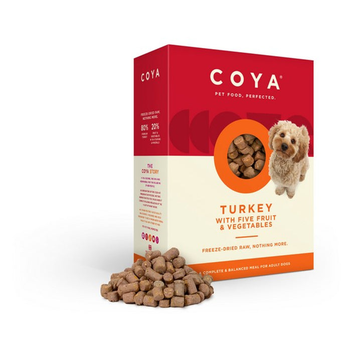 Coya Adult Dog Food, Freeze-Dried Raw - Turkey
