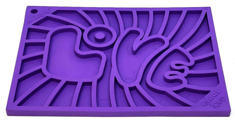 Groovy Love Design Emat Enrichment Lick Mat for Dogs