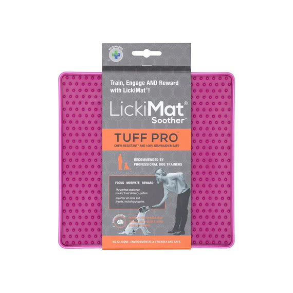LickiMat Tuff Soother Pro Enrichment Lick Mat for Dogs - 5 Colours