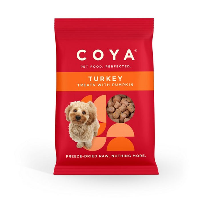 Coya Adult Dog Food Treats, Freeze-Dried Raw - 40g - Pork, Turkey, Chicken, Beef