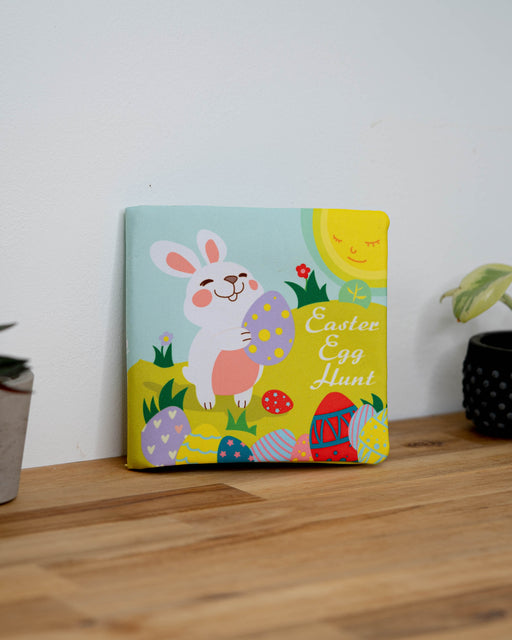 Easter Egg Hunt Book toy displayed on a wooden table