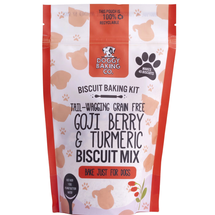 Goji Berry & Turmeric Grain free Dog Biscuit Mix Pouch