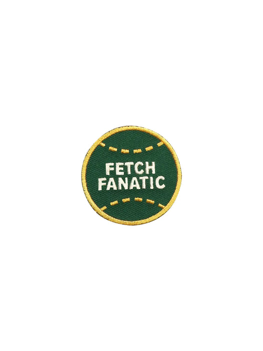 "Fetch Fanatic" Iron-On Patch Dog Accessory