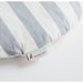 A detailed view cushion insert of the Large Pet Cave by Nooee Pet. The insert features a striped grey and white motif.