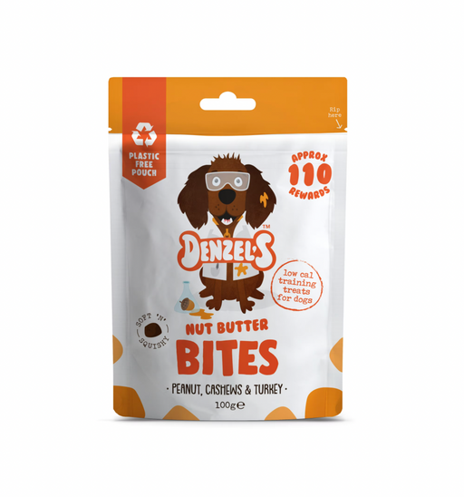A packet of Denzels Nut Butter Bites