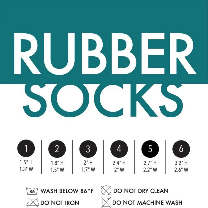 Rubber Dipped Dog Socks