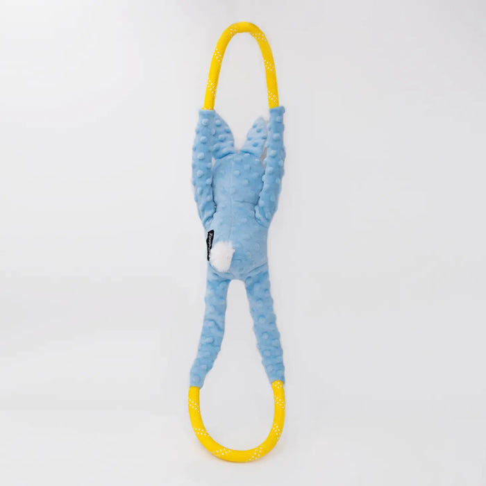 RopeTugz® Bunny Rope Tug Dog Toy with Squeaker
