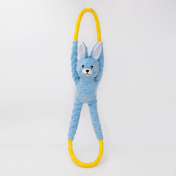 RopeTugz® Bunny Rope Tug Dog Toy with Squeaker