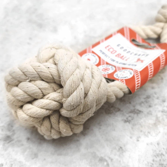 Eco Ball, Natural Cotton Rope Dog Toy