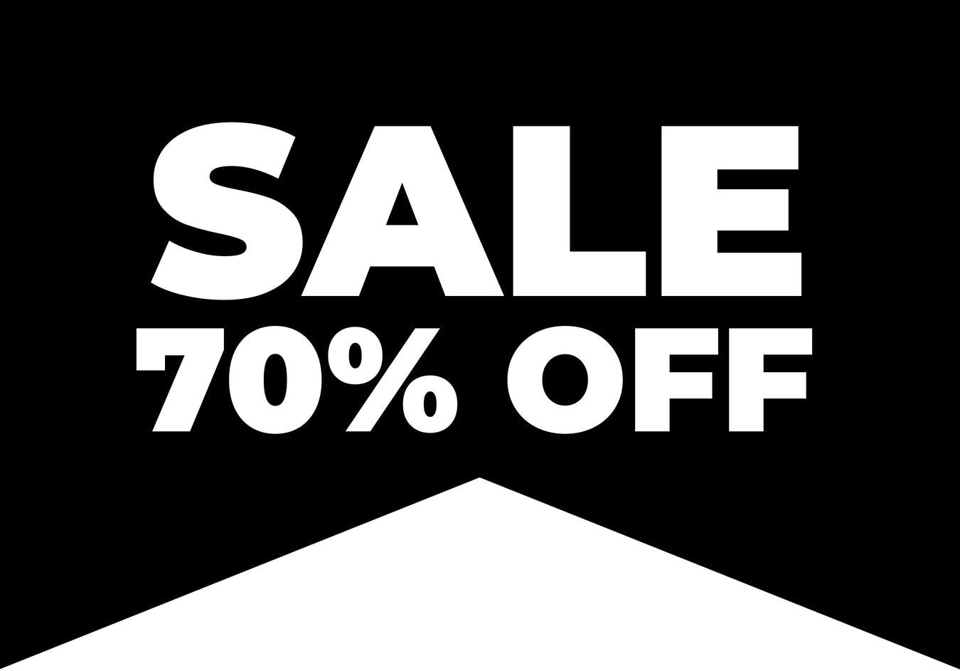 Black Friday Weekend 70% Off