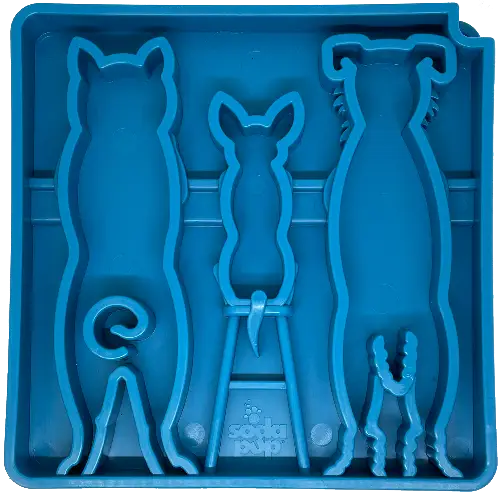 Waiting Dogs Design Etray Enrichment Tray For Dogs