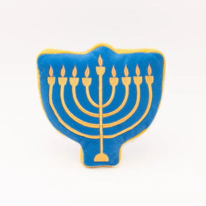 Hanukkah, Menorah "Squeakie Pattiez" Soft Squeaky Dog Toy