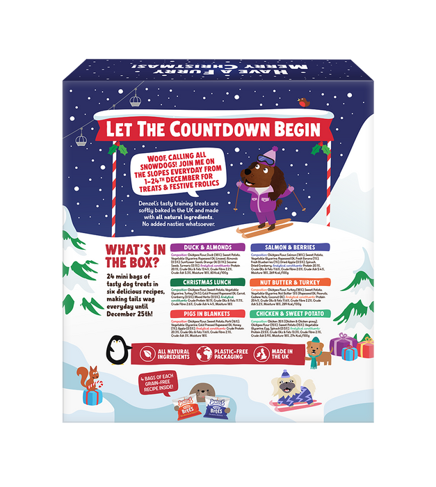 Denzel's Christmas Dog Advent Calendar - 192g