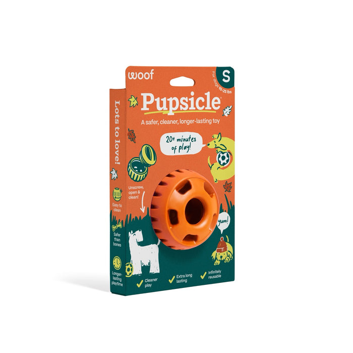 Woof Orange Pupsicle Toy
