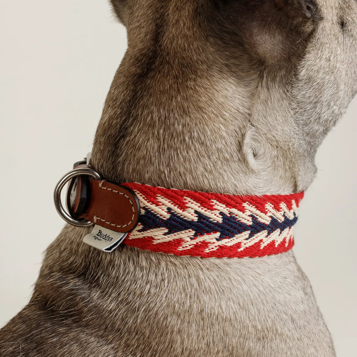 Buddys Dogwear Peruvian Arrow Red Dog Collar
