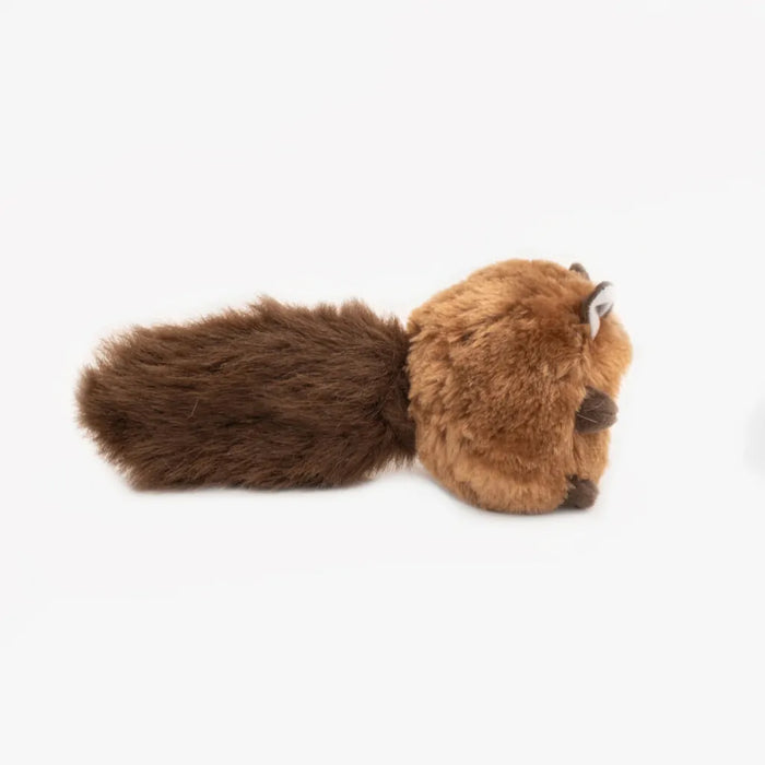 Bushy Throw Squirrel, Soft Squeaky Dog Toy