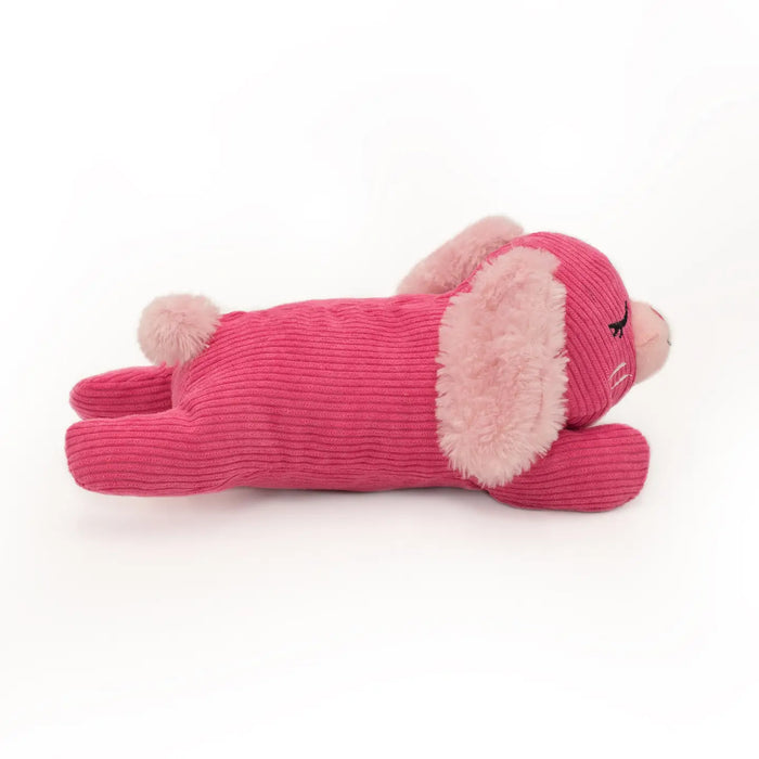 Bunny Snooziez with Shhhqueaker Soft Dog Toy