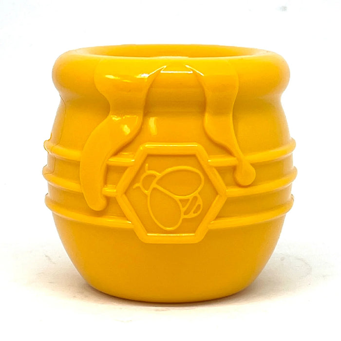NEW! Honey Pot 2.0 Large Durable Rubber Treat Dispenser & Enrichment Toy Bundle for Dogs