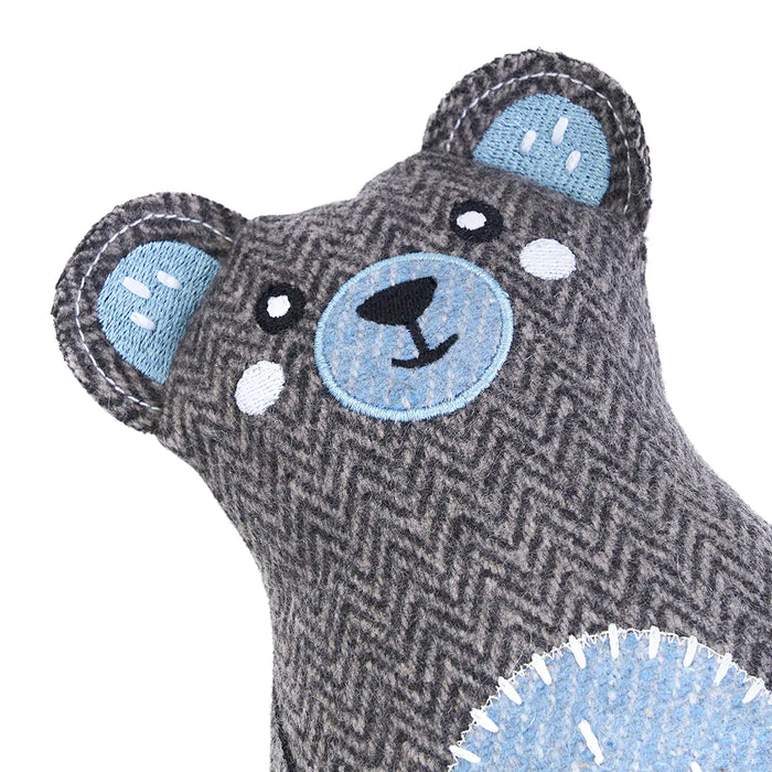 "Ecozippy" Bear Cotton Cuddle Dog Toy