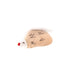 Plush hedgehog toy on a white background