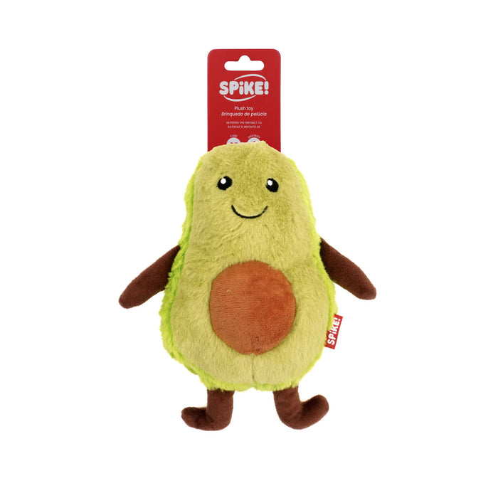 Spike Plush Avocado Dog Toy