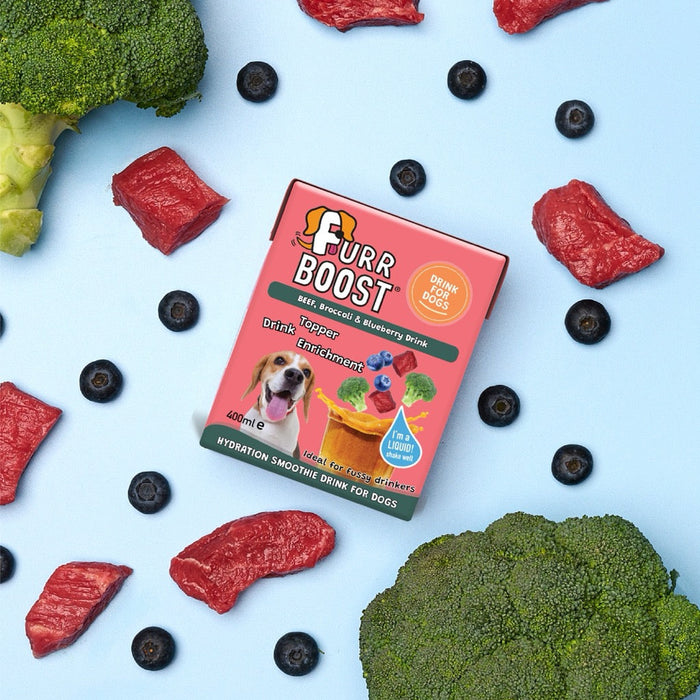 Furr Boost Beef, Beef, Broccoli & Blueberry - 400ml