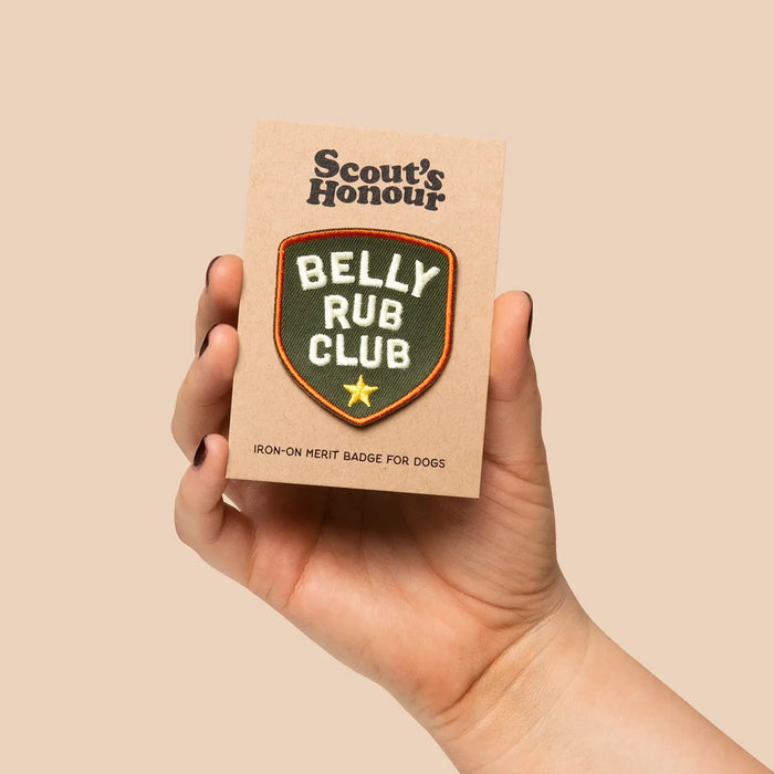 Belly Rub Club Scouts Honour Patch