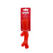 Red dog chew toy on a white background with 'Spike!' packaging.