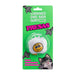 Packaged cat toy with a green background and text in a foreign language.