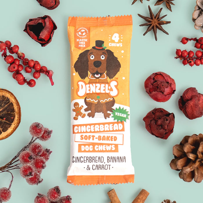 Christmas Gingerbread Chews for Dogs