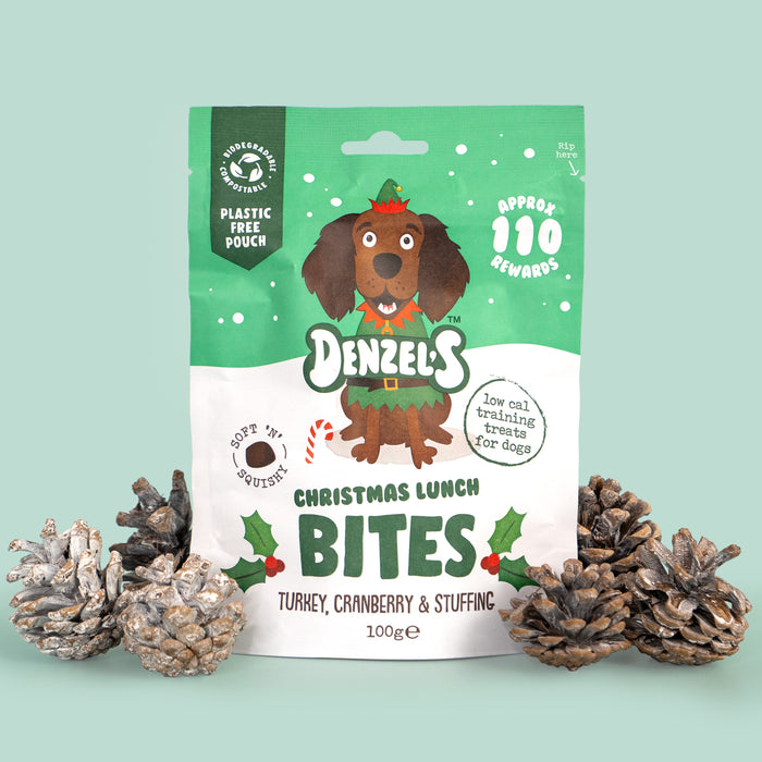 Denzel's Christmas Lunch Bites for Dogs (100G)