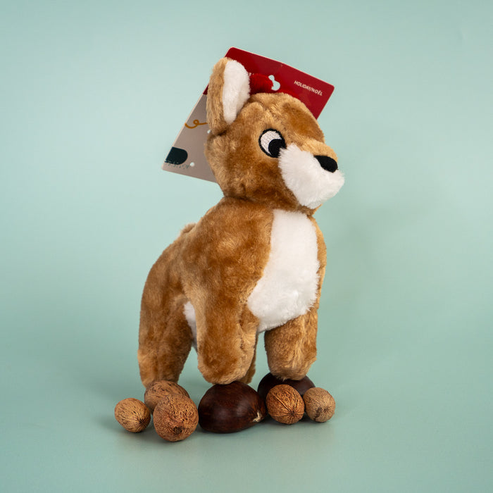 Christmas Reindeer Soft Squeaky Dog Toy