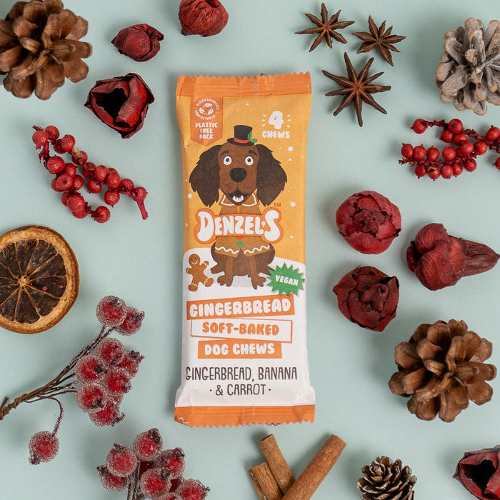 Christmas Gingerbread Chews for Dogs