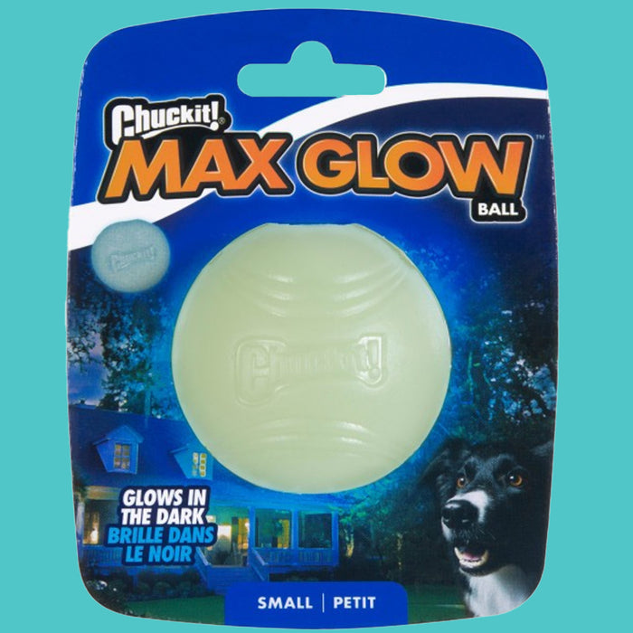 Chuckit! Max Glow in the Dark Ball for Dogs - Small 1 Pack