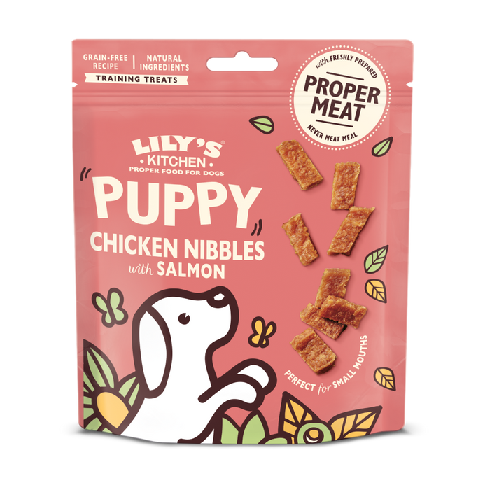 Chicken Nibbles with Salmon Puppy Treats