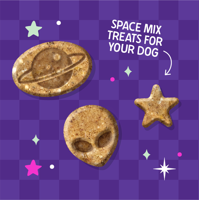 Denzel's NEW! Bites - Space Mix Duck & Apple Dog Treats - 90g