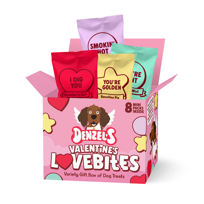 Denzel's Valentine’s Lovebites Variety Dog Gift Box