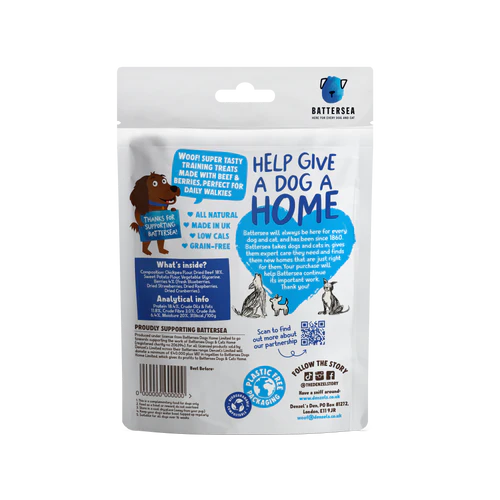 Battersea Heart Bites for Dogs - Beef & Berries