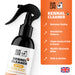Black spray bottle labeled 'Our Dogs Life Kennel Cleaner' on a white background with an orange label detailing product features.