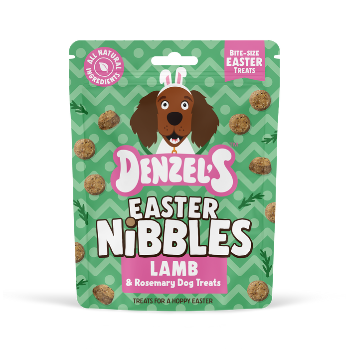 Denzel's Easter Nibbles Lamb & Rosemary Dog Treats - 90g