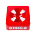 Red KONG tray on a white background