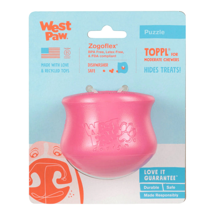 West Paw Zogoflex Toppl Limited Edition - Geranium