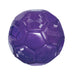 Purple KONG dog toy on a white background