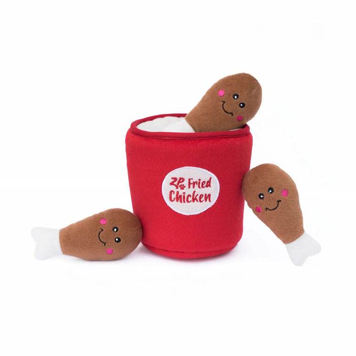 Burrow Toy for Dogs - Bucket of Fried Chicken